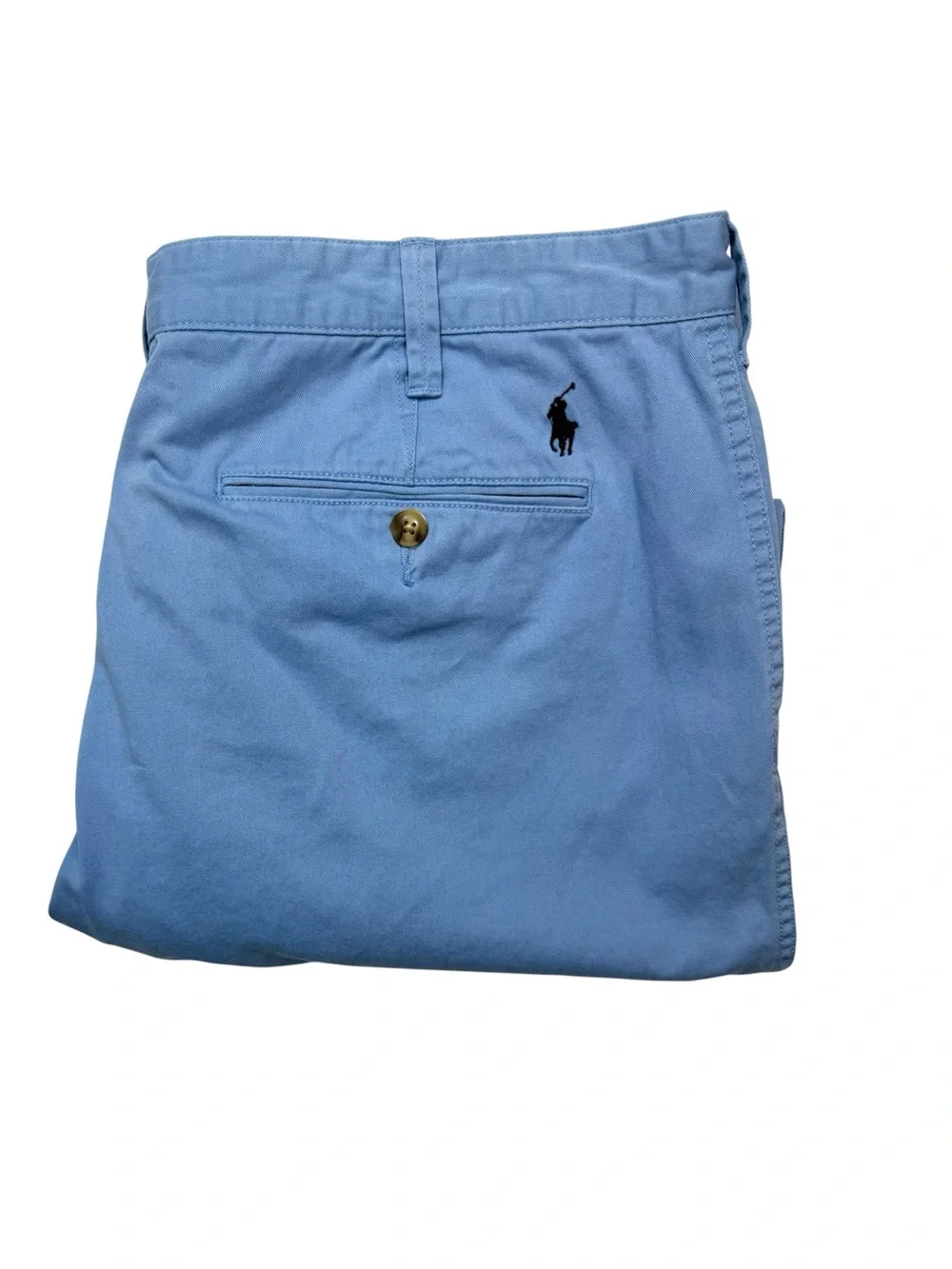 Polo Ralph Lauren Relaxed Fit Chino Shorts Blue Cotton Men’s 38 Golf Casual
